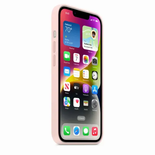 Чехол Apple iPhone 14 MagSafe, Chalk Pink