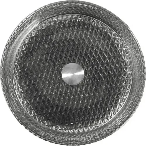 Lavoar din sticla securizata SanDonna Mira Rotund (Gri)