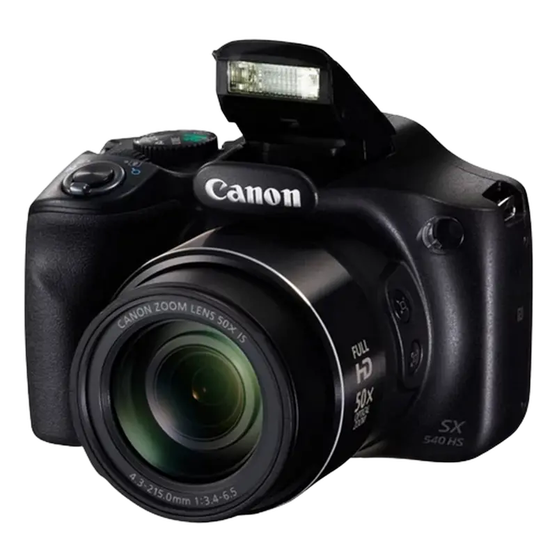 Компактный фотоаппарат Canon PowerShot SX540 HS, Чёрный