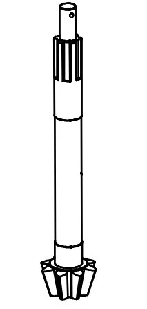 Ax angrenajului conic RS ECO (Cutie)