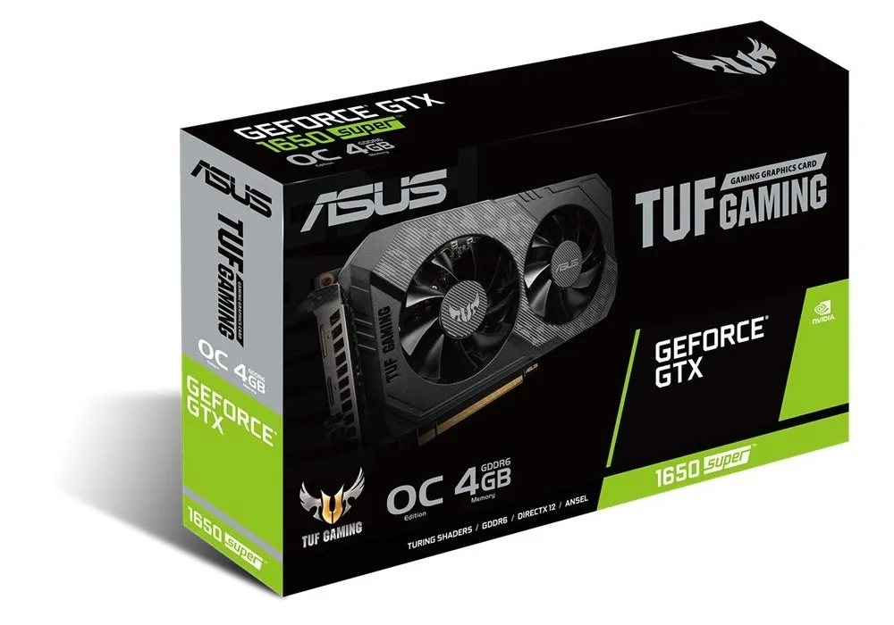 Видеокарта ASUS TUF-GTX1650S-O4G-GAMING, 4ГБ GDDR6 128бит