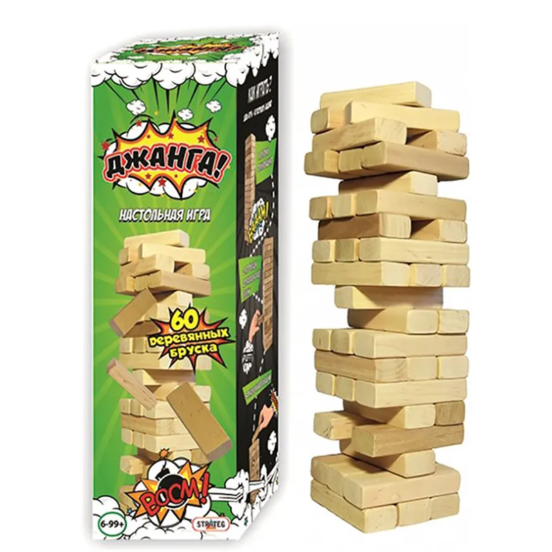 Настольная игра Strateg Джанга 60 брусков