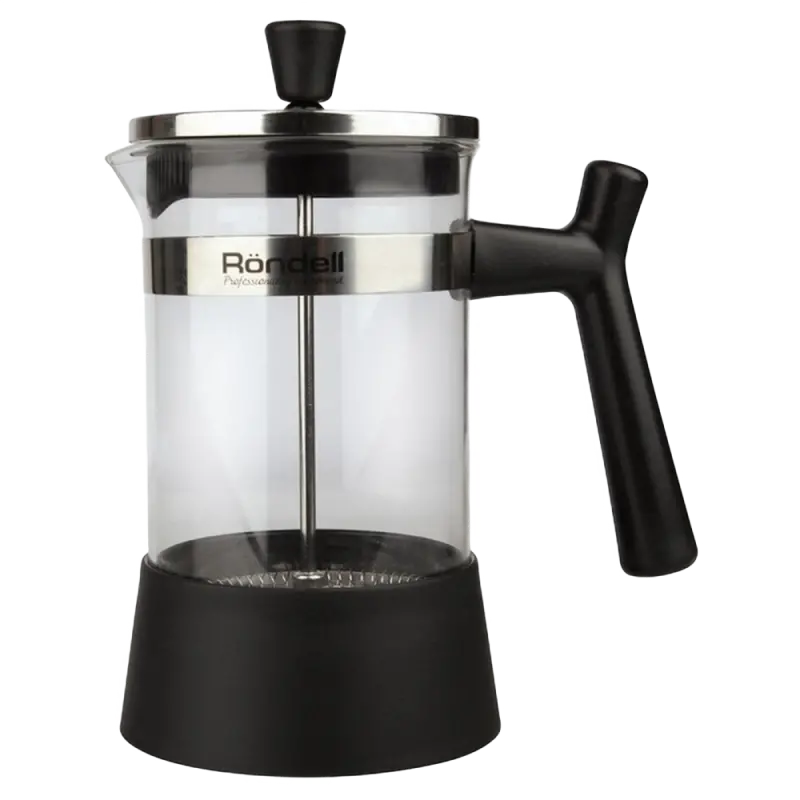 Cafetiera French Press Rondell RDS-426, 0,6L, Negru