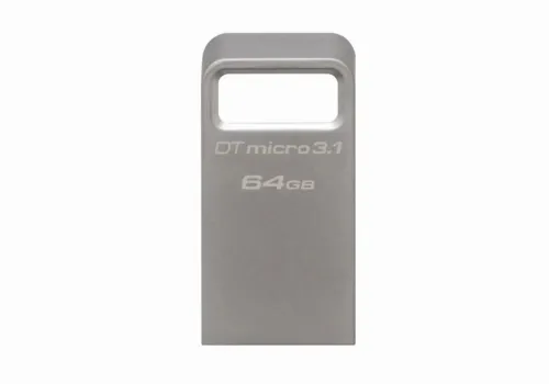 Memorie USB Kingston DataTraveler Micro 3.1, 64GB, Argintiu