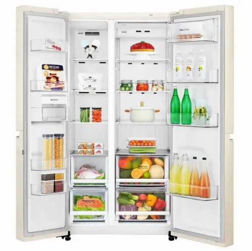 Frigider LG GC-B247SEDC, Bej
