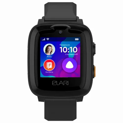 Детские часы Elari KidPhone 4G, Чёрный