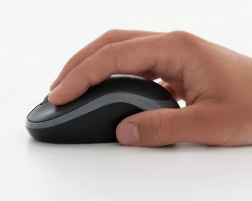 Беcпроводная мышь Logitech M185, Серый