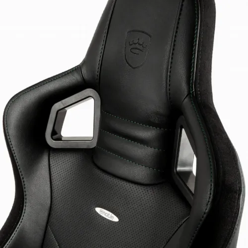 Scaun Gaming Noblechairs Epic, PU Piele, Negru/Verde