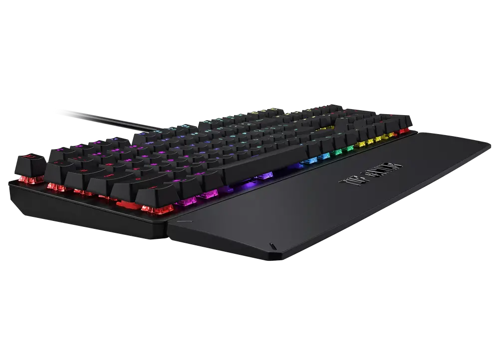 Gaming Keyboard Asus TUF Gaming K3, Mechanical, Aluminum fram, RGB, Wrist Rest, US Layout