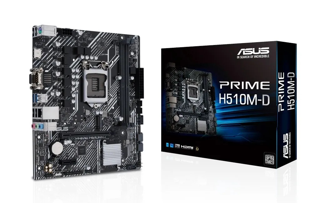 Placă de bază ASUS PRIME H510M-D, LGA1200, Intel H510, Micro-ATX