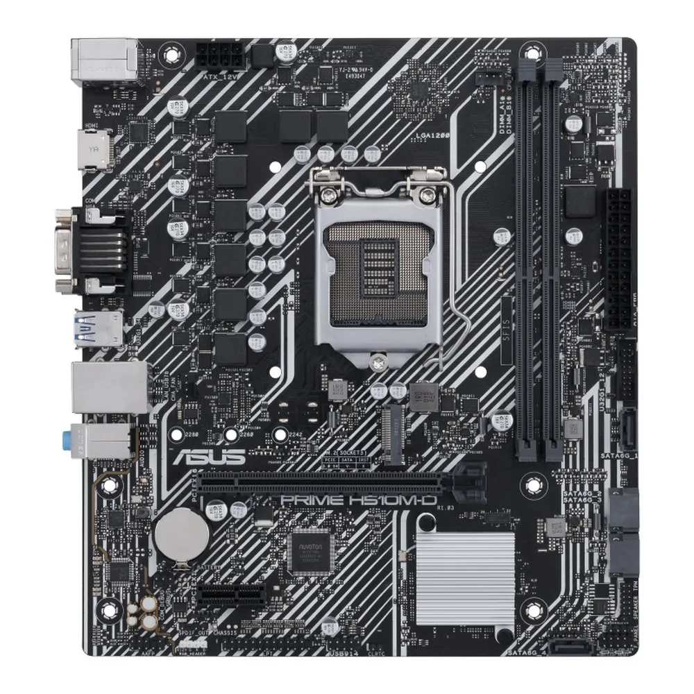 Placă de bază ASUS PRIME H510M-D, LGA1200, Intel H510, Micro-ATX