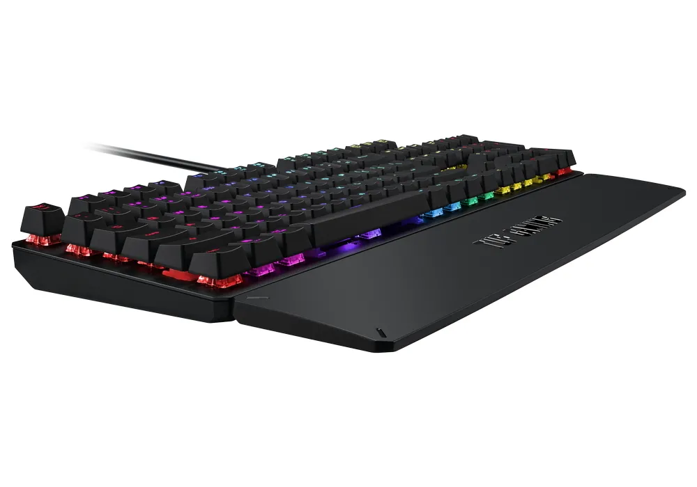 Gaming Keyboard Asus TUF Gaming K3, Mechanical, Aluminum fram, RGB, Wrist Rest, US Layout