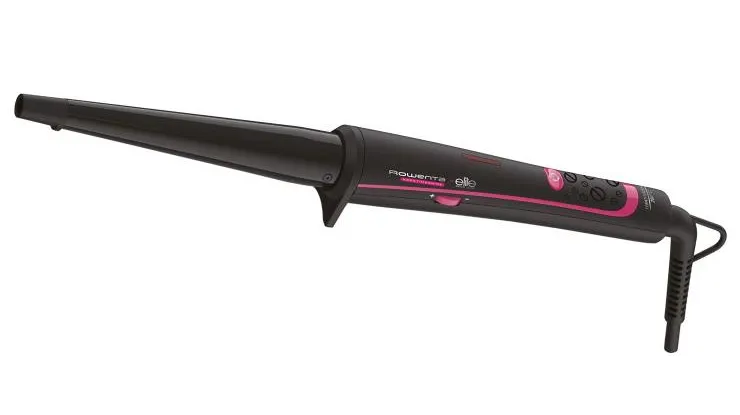 Ondulator de păr Rowenta Conical Curling Tong CF3242F0, Negru