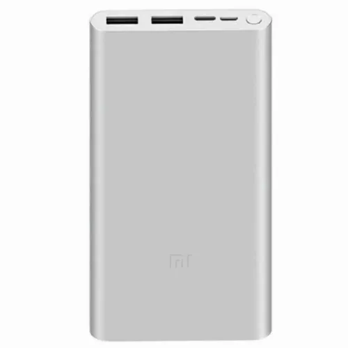 Acumulator extern Xiaomi Power Bank 3, 10000mAh, Argintiu