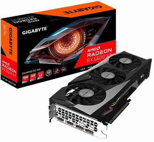 Placă Video Gigabyte GV-R66XTGAMING OC-8GD,  8GB GDDR6 128bit