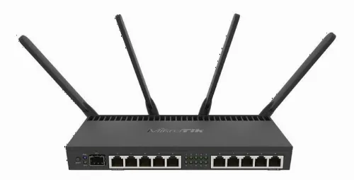 Маршрутизатор MikroTik RB4011iGS+5HacQ2HnD-IN, Чёрный