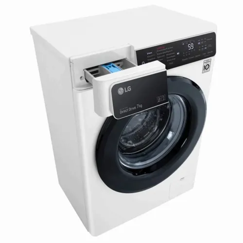 Mașină de spălat LG F2T3HS6W, 7kg, Alb