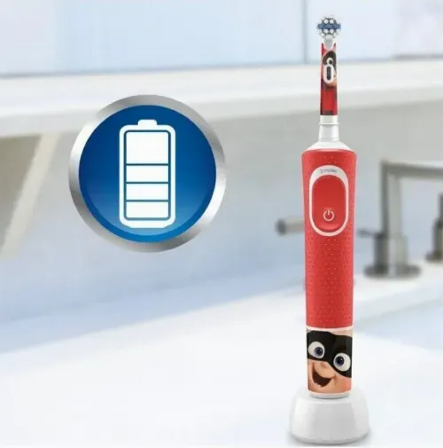 Periuță de dinți electrică BRAUN Kids Vitality D100, Roșu