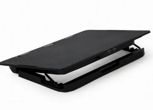 Suport de răcire pentru laptop Gembird NBS-2F15-02, 15,6", Negru