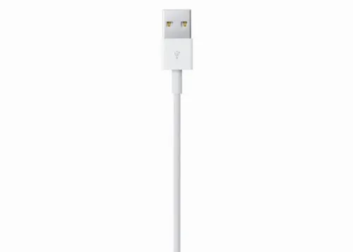 Original Apple Lightning to USB Cable (1 m), Model A1480, White.