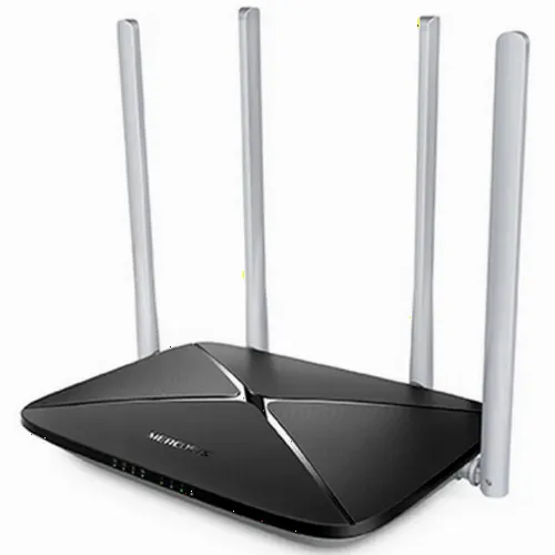 Router fără fir MERCUSYS AC12, Negru