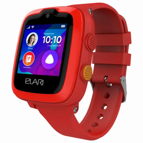 Детские часы Elari KidPhone 4G, Красный