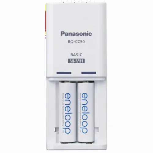 Încărcător Acumulatori Panasonic K-KJ50MCC20E, Alb