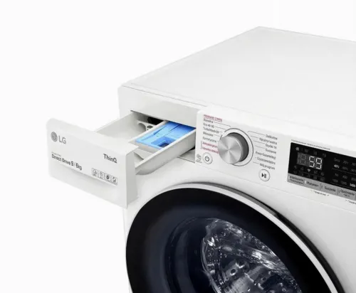 Mașină de spălat LG F4DV509S0E, 9 kg, Alb