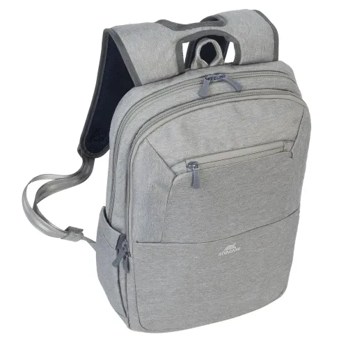 Rucsac pentru Laptop RivaCase Suzuka, 15.6", Poliester, Gri