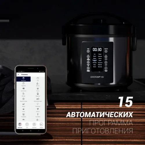 Мультиварка Polaris PMC0521, Чёрный