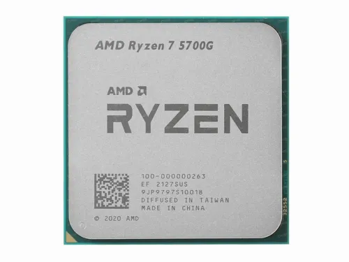 APU AMD Ryzen 7 5700G (3.8-4.6GHz, 8C/16T, L3 16MB, 7nm, Radeon Graphics(8C), 65W), AM4, Tray