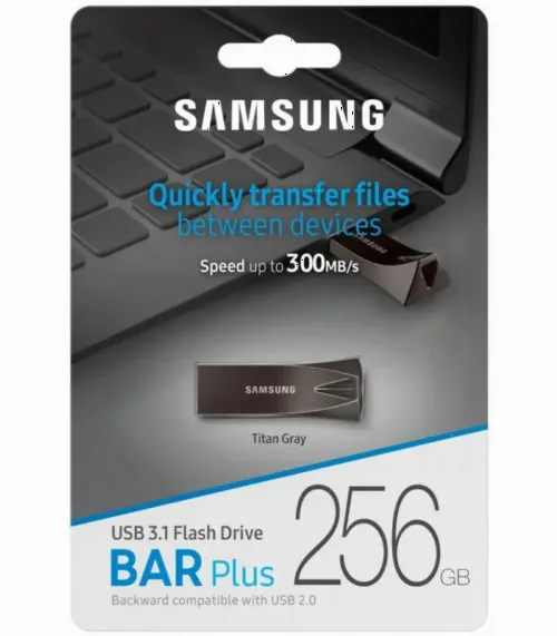 Memorie USB Samsung Bar Plus, 256GB, Gri