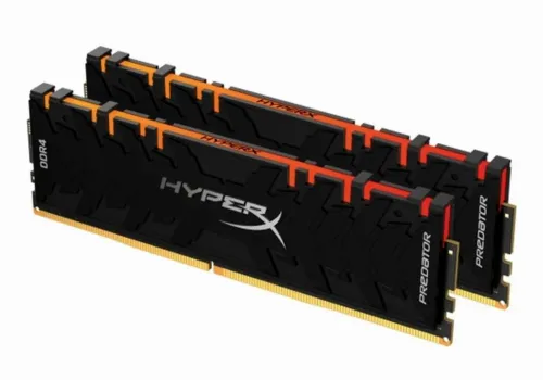 Оперативная память Kingston HyperX Predator RGB, DDR4 SDRAM, 4266 МГц, 16Гб, HX442C19PB3AK2/16
