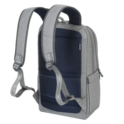 Rucsac pentru Laptop RivaCase Suzuka, 15.6", Poliester, Gri