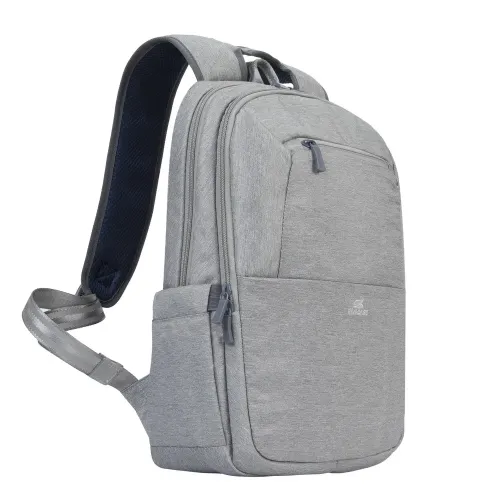 Rucsac pentru Laptop RivaCase Suzuka, 15.6", Poliester, Gri