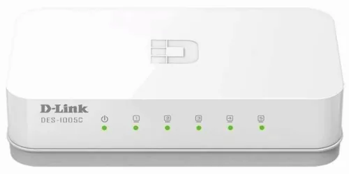 Switch de rețea D-Link DES-1005C, 5x 10/100 Mbps