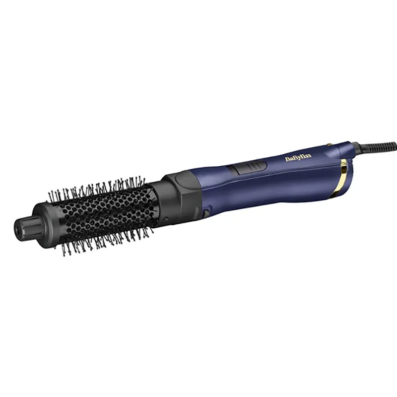 Uscător de păr-perie BaByliss Midnight Luxe AS84PE, 800 W, Albastru