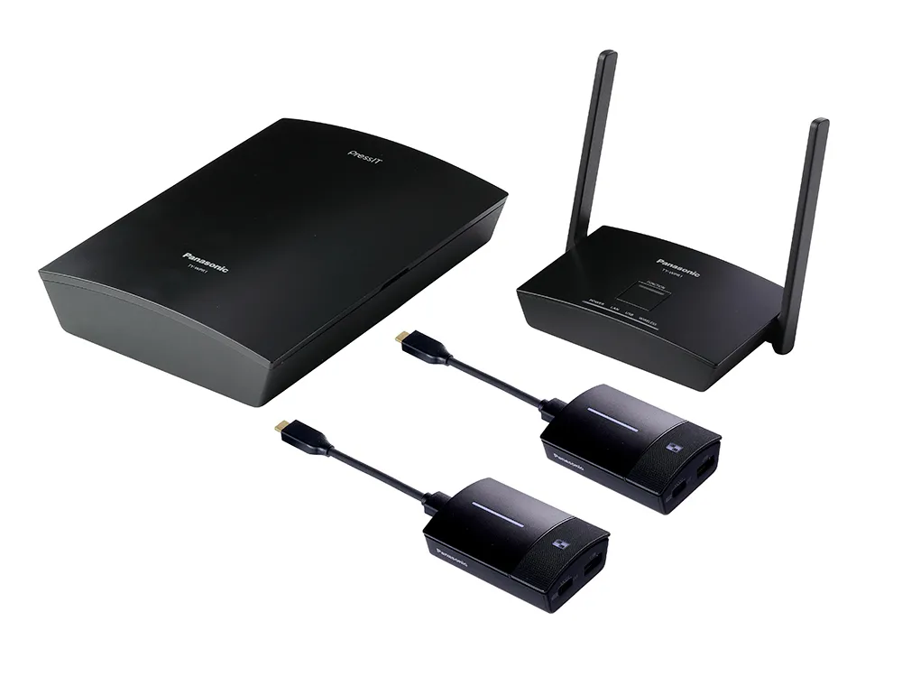 Set sistem de prezentare wireless Panasonic TY-WPSC1W, Negru