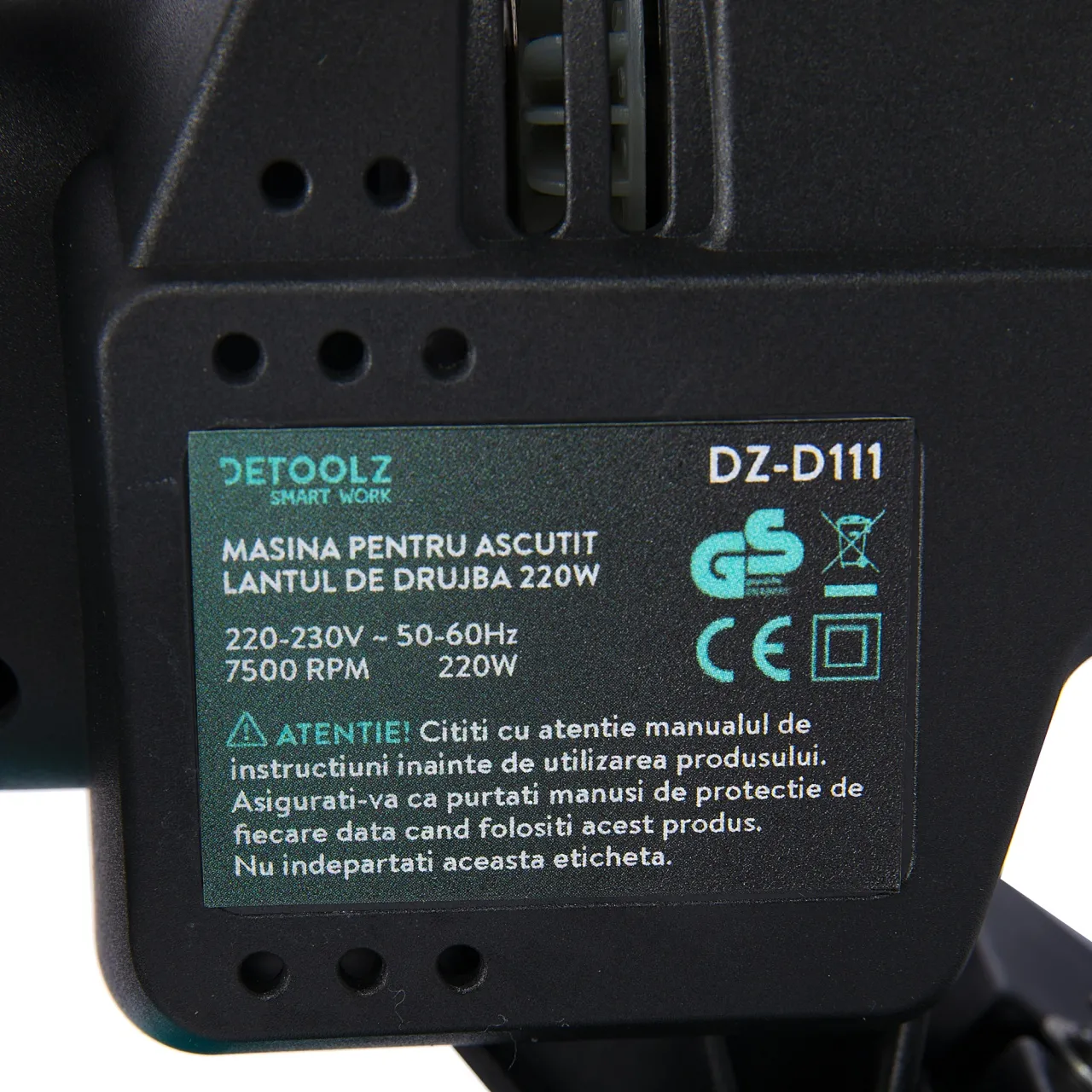 Masina pentru ascutit lantul de drujba Detoolz 220W — 6