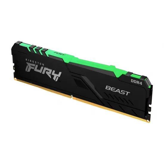 Memorie RAM Kingston FURY Beast RGB, DDR4 SDRAM, 3000 MHz, 16GB, KF430C15BBAK2/16