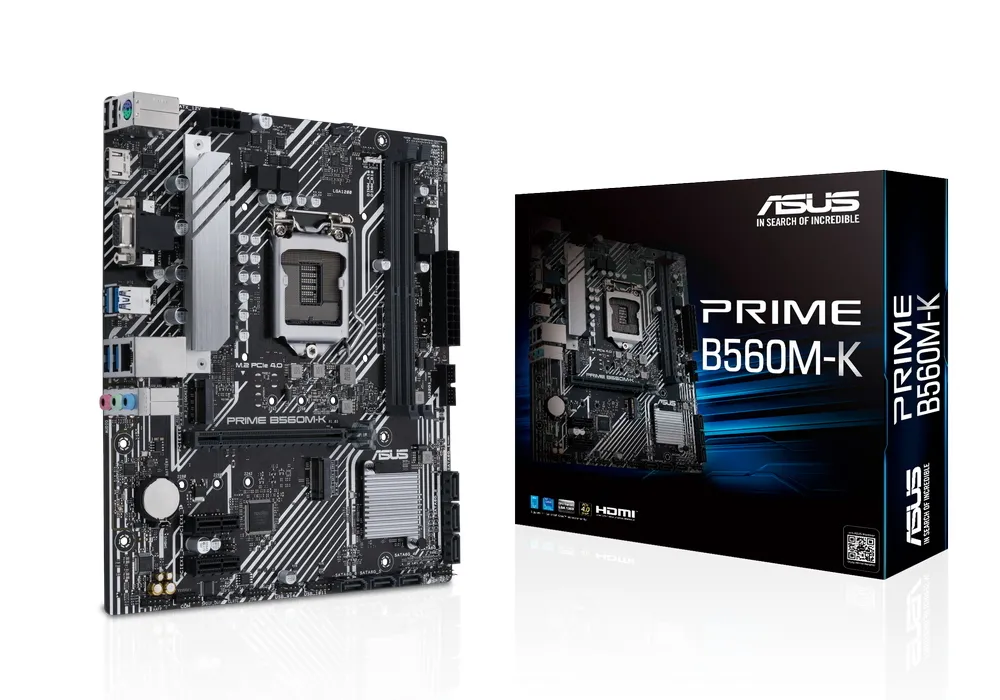 Placă de bază ASUS PRIME B560M-K, LGA1200, Intel B560, Micro-ATX