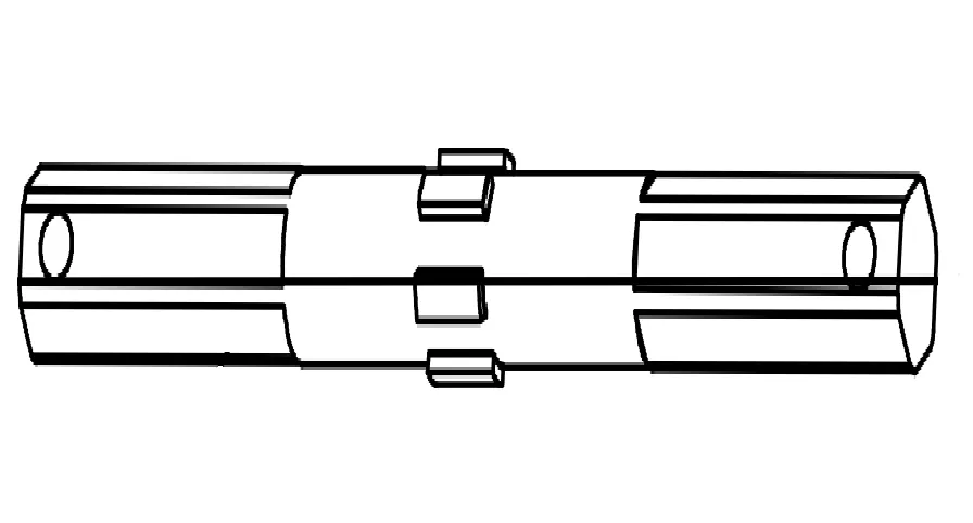 Ax hexagonal reductor 23 mm