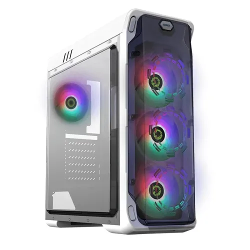 Carcasă PC Gamemax StarLight FRGB, Midi-Tower, ATX, Alb