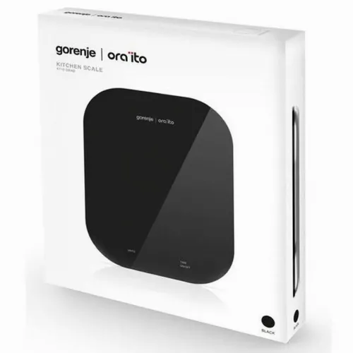 Электронные кухонные весы  Gorenje Ora ito KT10 ORAB, Чёрный