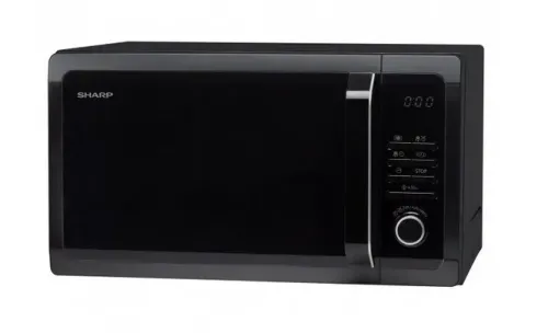 Cuptor cu microunde Sharp R343BK, Negru
