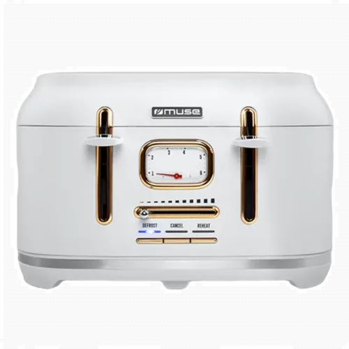 Тостер MUSE MS-131 W, Черный | Золотистый
