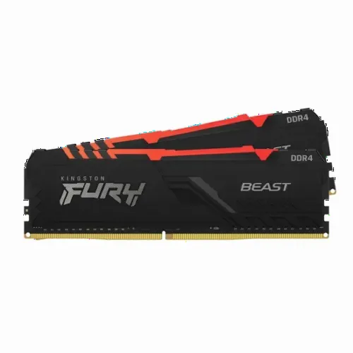 Memorie RAM Kingston FURY Beast RGB, DDR4 SDRAM, 3000 MHz, 16GB, KF430C15BBAK2/16