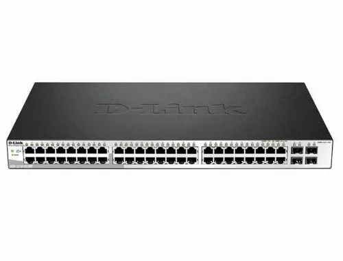 Switch de rețea D-Link DGS-1210-52/ME, 48x 10/100/1000 Mbps, 4x SFP