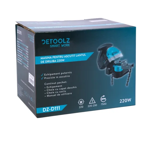 Станок для заточки пильных цепей Detoolz 220Вт.