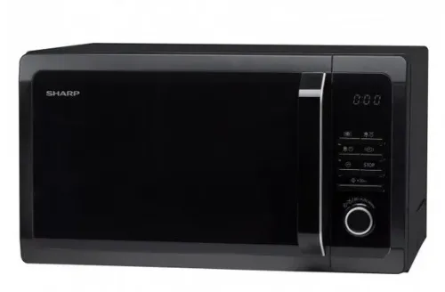 Cuptor cu microunde Sharp R343BK, Negru